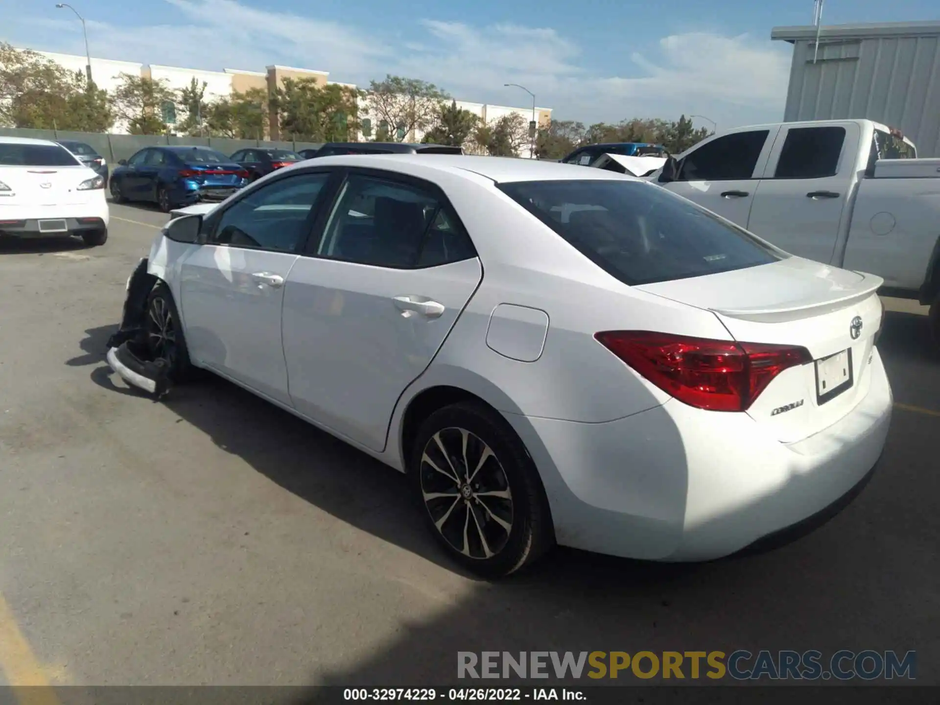 3 Photograph of a damaged car 5YFBURHE4KP857836 TOYOTA COROLLA 2019