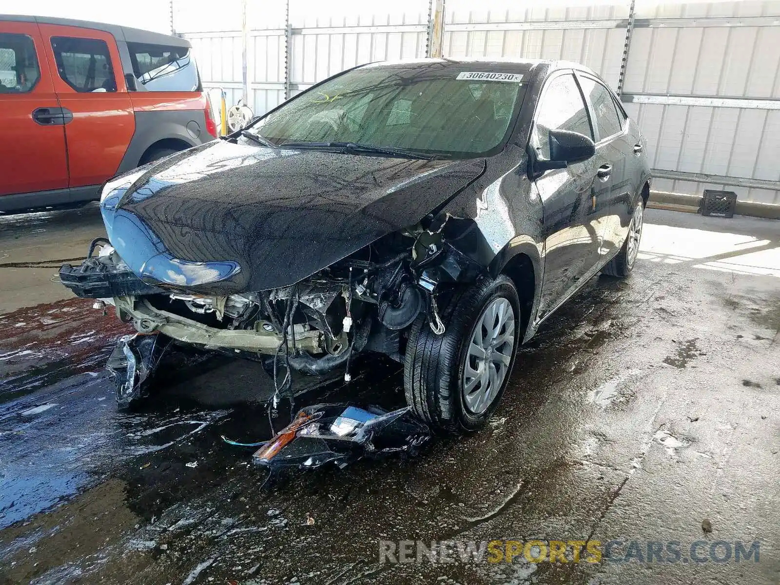 2 Photograph of a damaged car 5YFBURHE4KP858016 TOYOTA COROLLA 2019