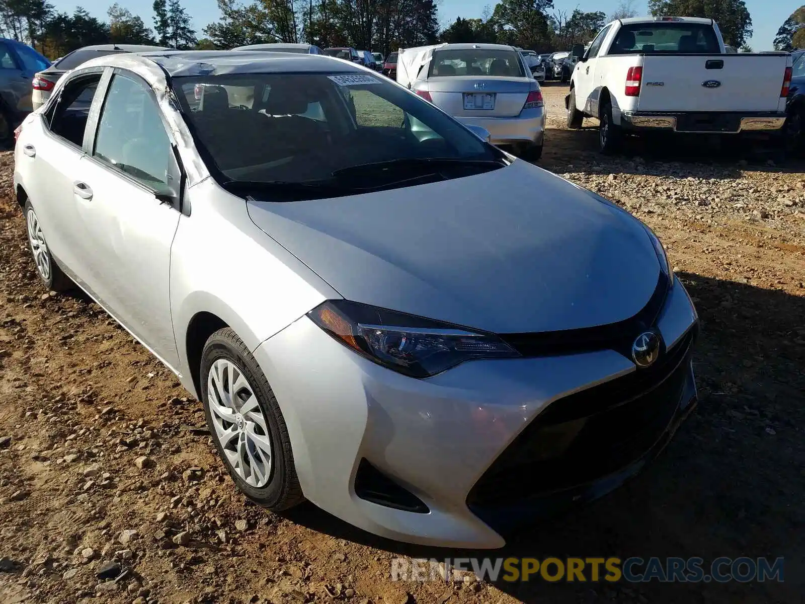 1 Photograph of a damaged car 5YFBURHE4KP858372 TOYOTA COROLLA 2019