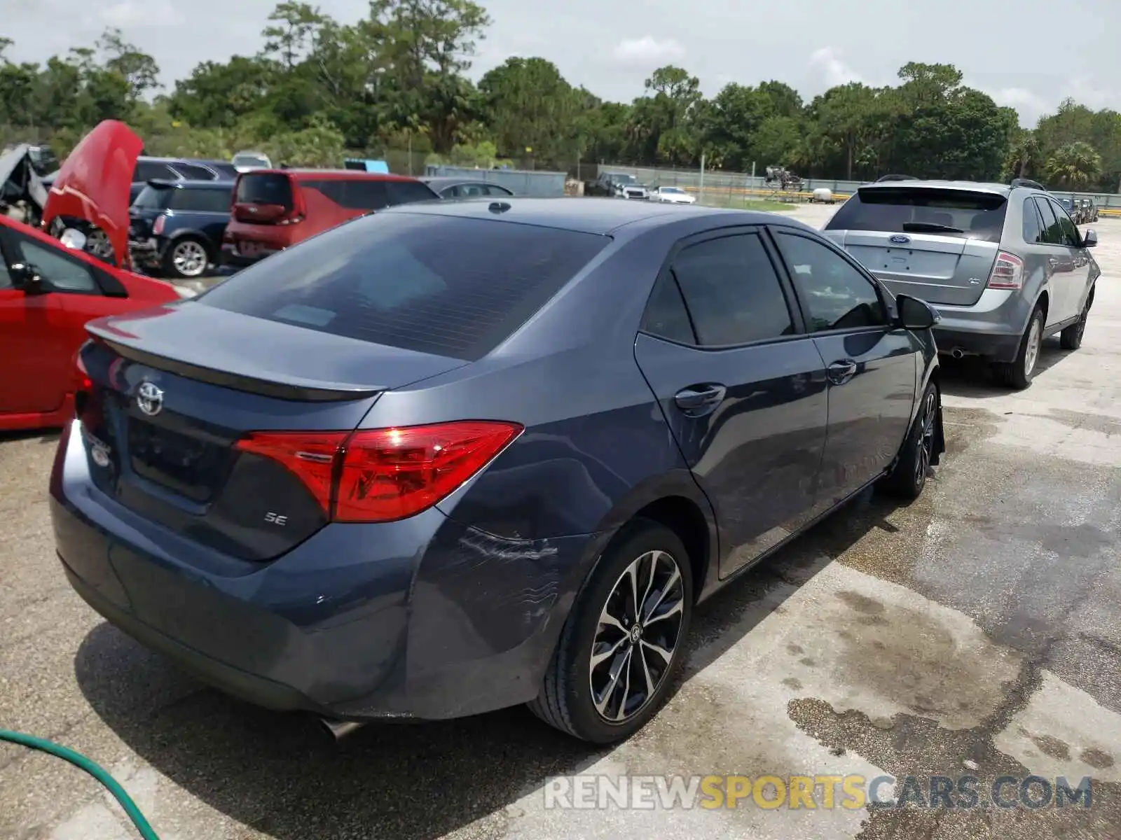 4 Photograph of a damaged car 5YFBURHE4KP858629 TOYOTA COROLLA 2019