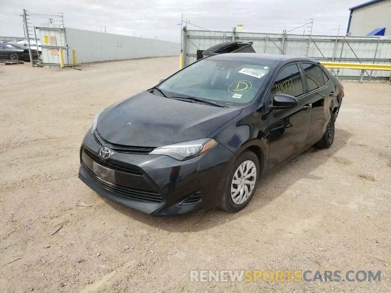 2 Photograph of a damaged car 5YFBURHE4KP858842 TOYOTA COROLLA 2019