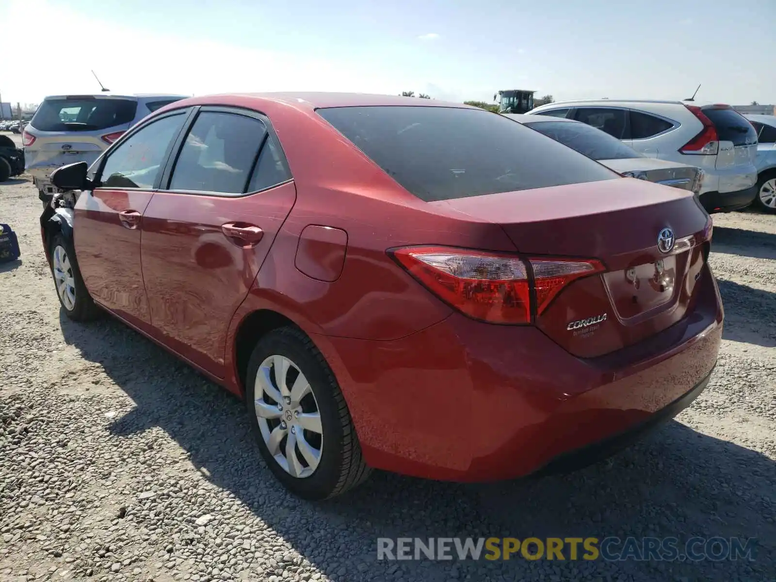 3 Photograph of a damaged car 5YFBURHE4KP859103 TOYOTA COROLLA 2019