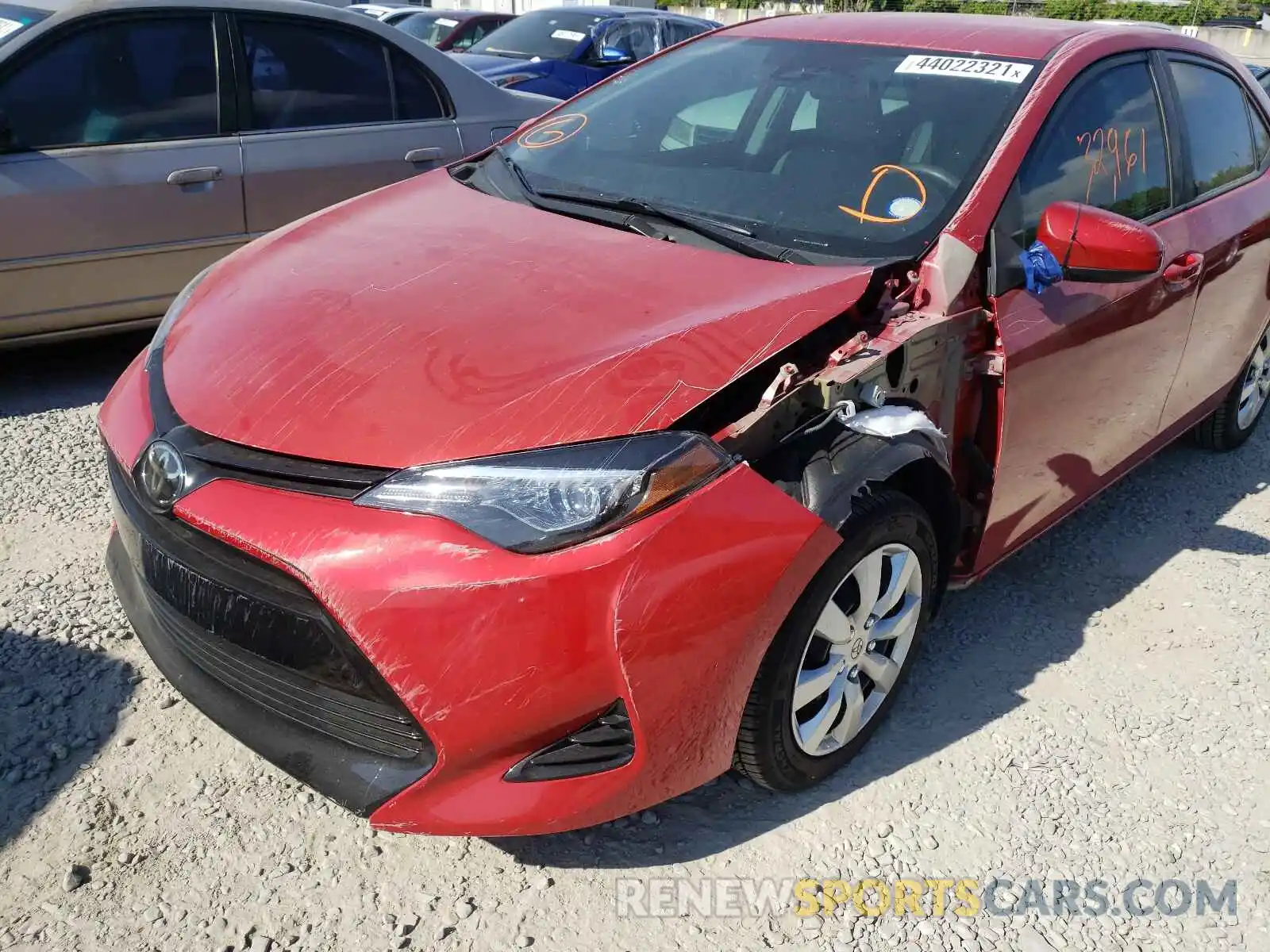 9 Photograph of a damaged car 5YFBURHE4KP859103 TOYOTA COROLLA 2019