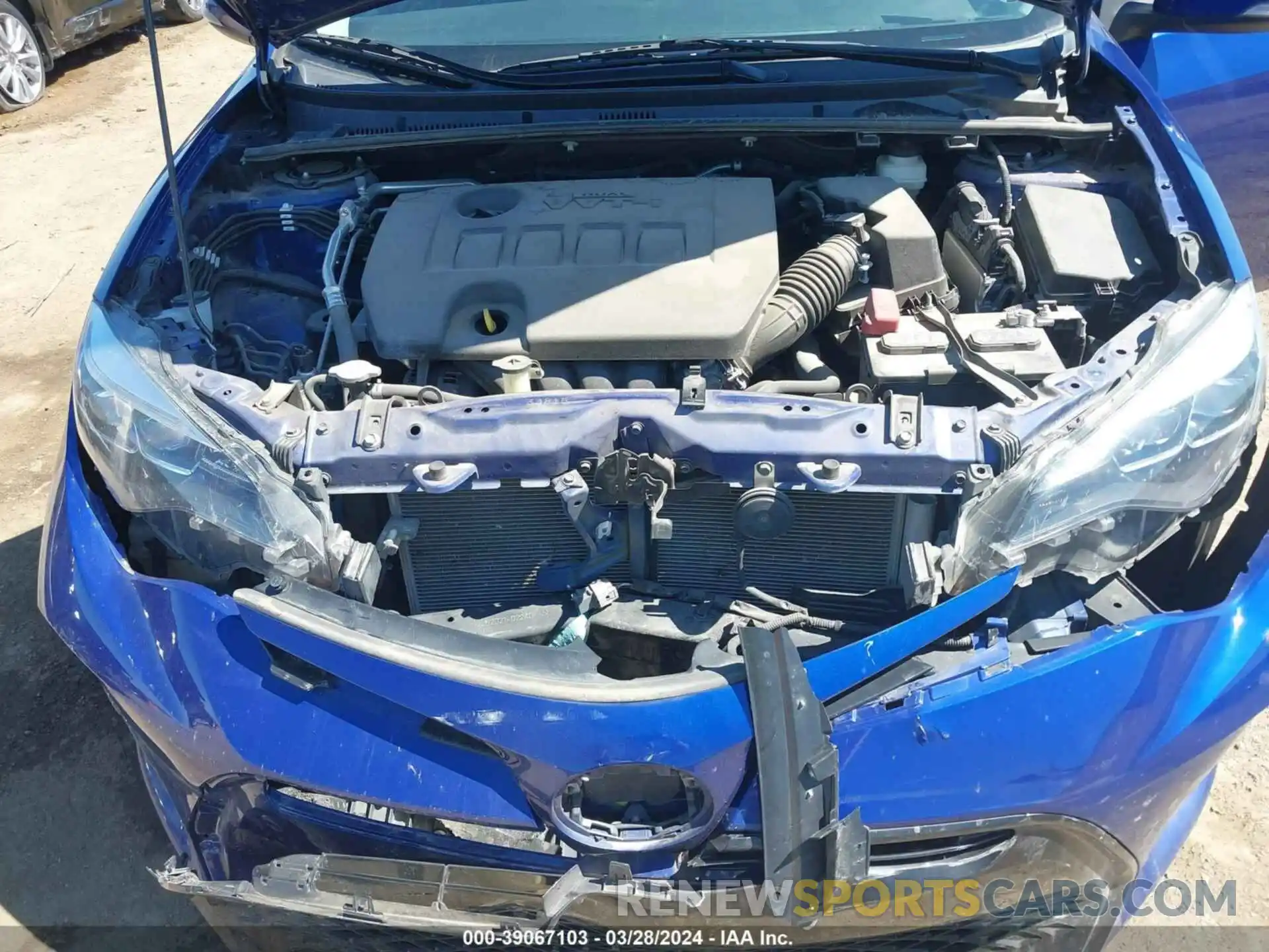 10 Photograph of a damaged car 5YFBURHE4KP859182 TOYOTA COROLLA 2019