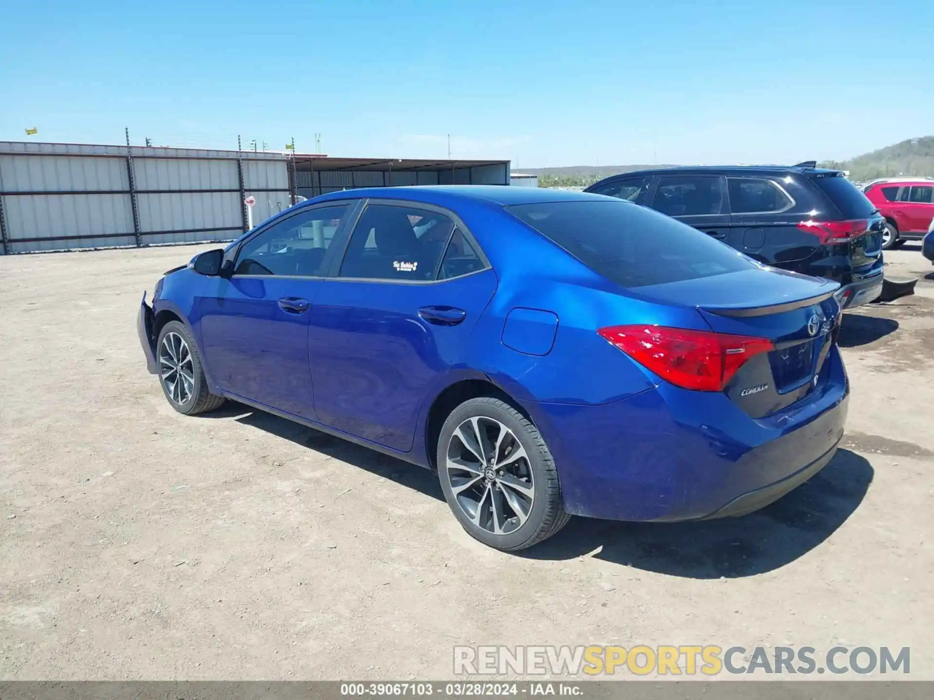 3 Photograph of a damaged car 5YFBURHE4KP859182 TOYOTA COROLLA 2019