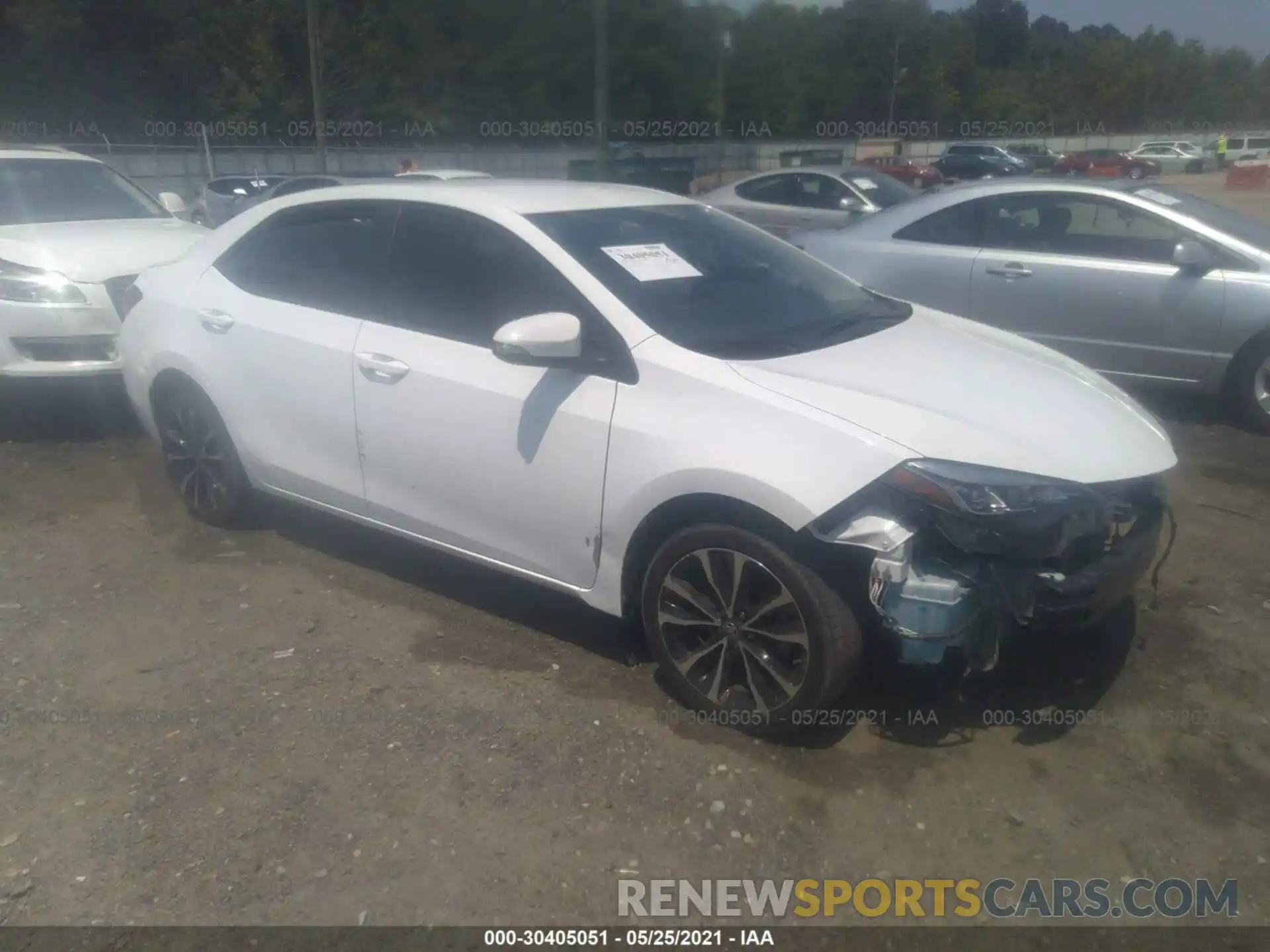 1 Photograph of a damaged car 5YFBURHE4KP859232 TOYOTA COROLLA 2019