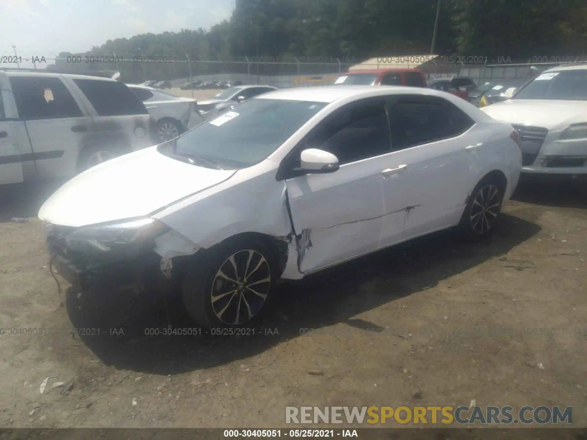 2 Photograph of a damaged car 5YFBURHE4KP859232 TOYOTA COROLLA 2019