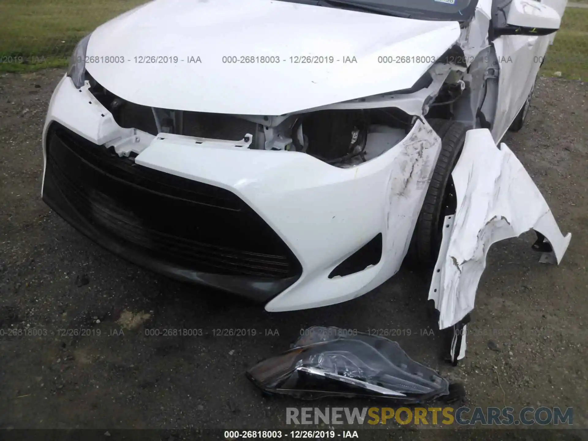 6 Photograph of a damaged car 5YFBURHE4KP859358 TOYOTA COROLLA 2019