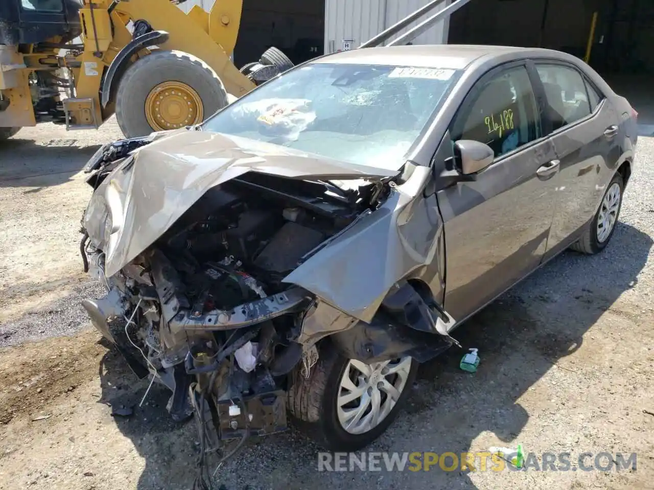 2 Photograph of a damaged car 5YFBURHE4KP859649 TOYOTA COROLLA 2019