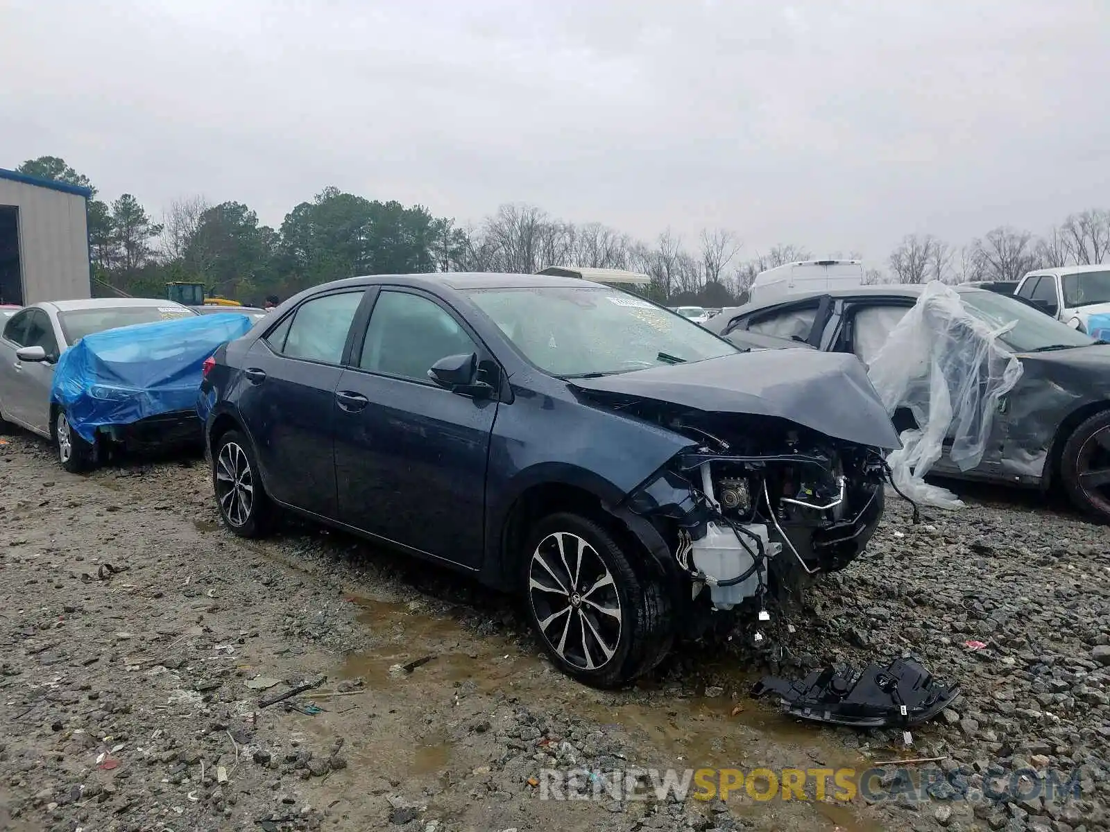 1 Photograph of a damaged car 5YFBURHE4KP859666 TOYOTA COROLLA 2019