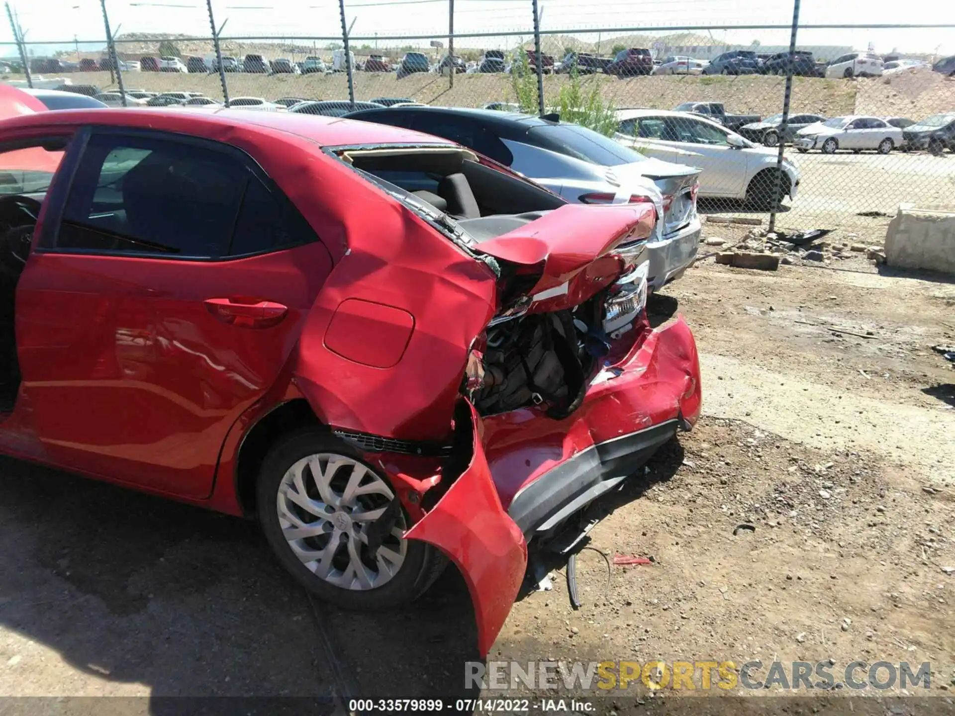 6 Photograph of a damaged car 5YFBURHE4KP859778 TOYOTA COROLLA 2019