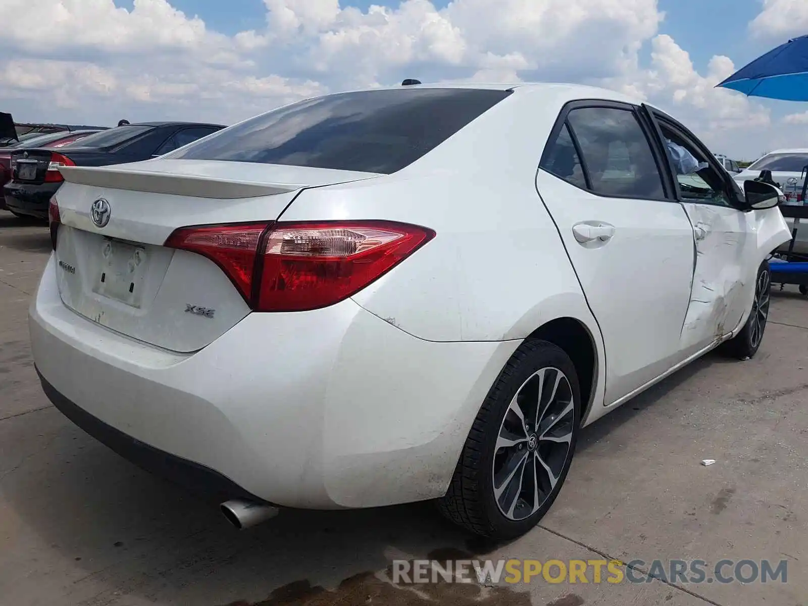 4 Photograph of a damaged car 5YFBURHE4KP859795 TOYOTA COROLLA 2019