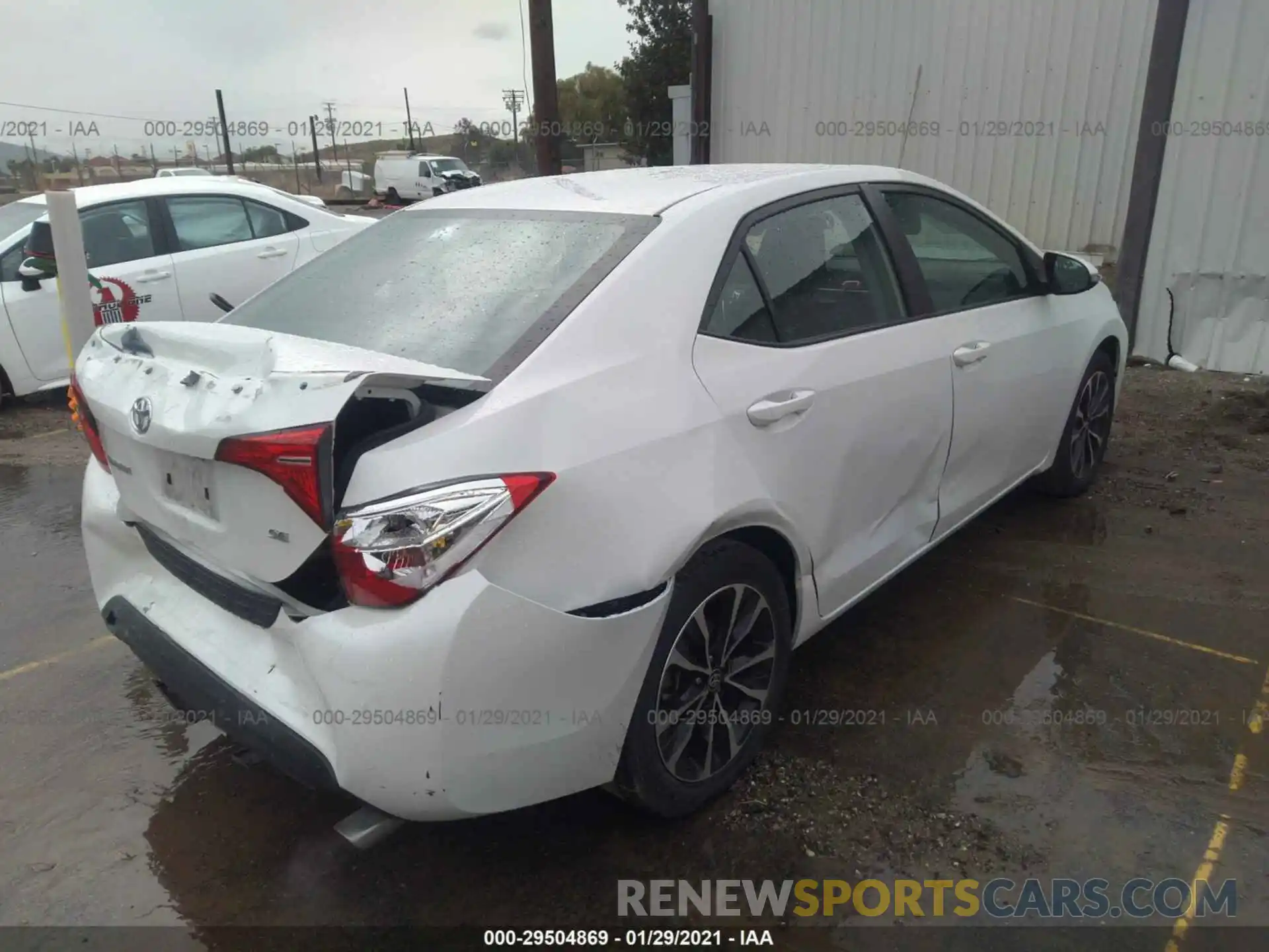 4 Photograph of a damaged car 5YFBURHE4KP859974 TOYOTA COROLLA 2019