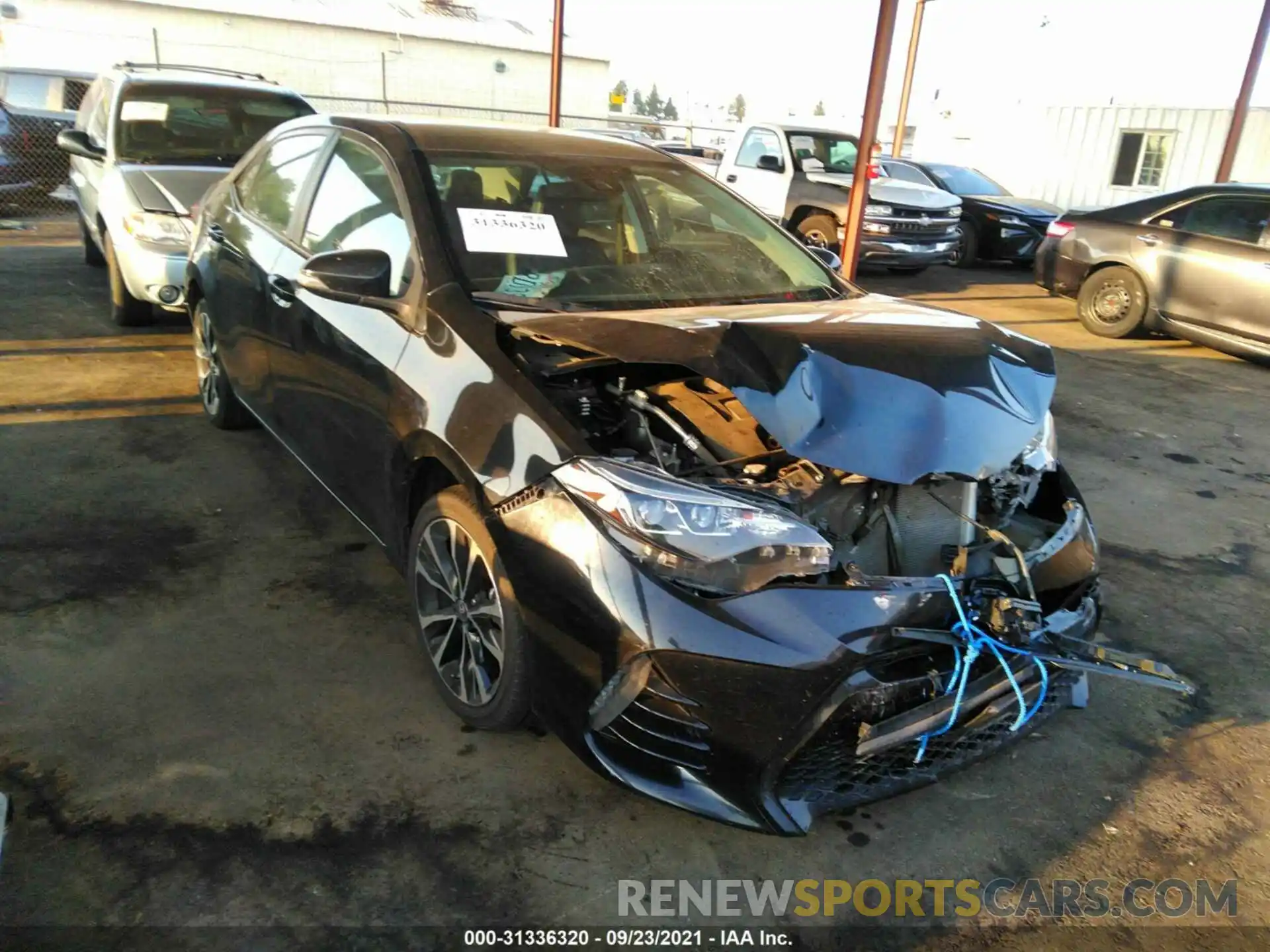 1 Photograph of a damaged car 5YFBURHE4KP860333 TOYOTA COROLLA 2019