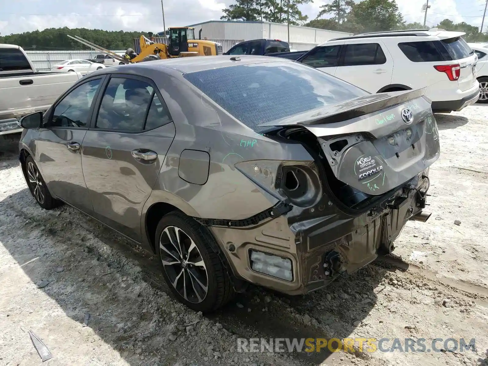 3 Photograph of a damaged car 5YFBURHE4KP861157 TOYOTA COROLLA 2019