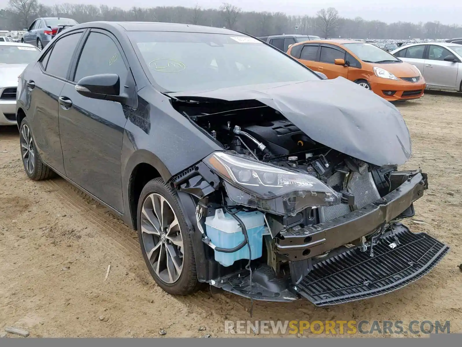 1 Photograph of a damaged car 5YFBURHE4KP861417 TOYOTA COROLLA 2019