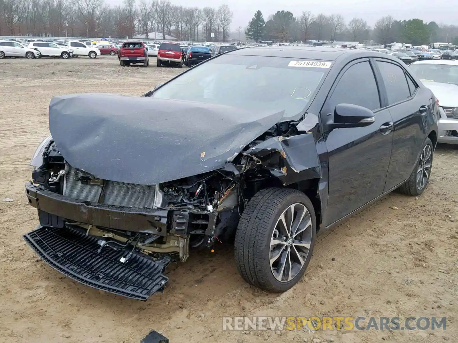 2 Photograph of a damaged car 5YFBURHE4KP861417 TOYOTA COROLLA 2019