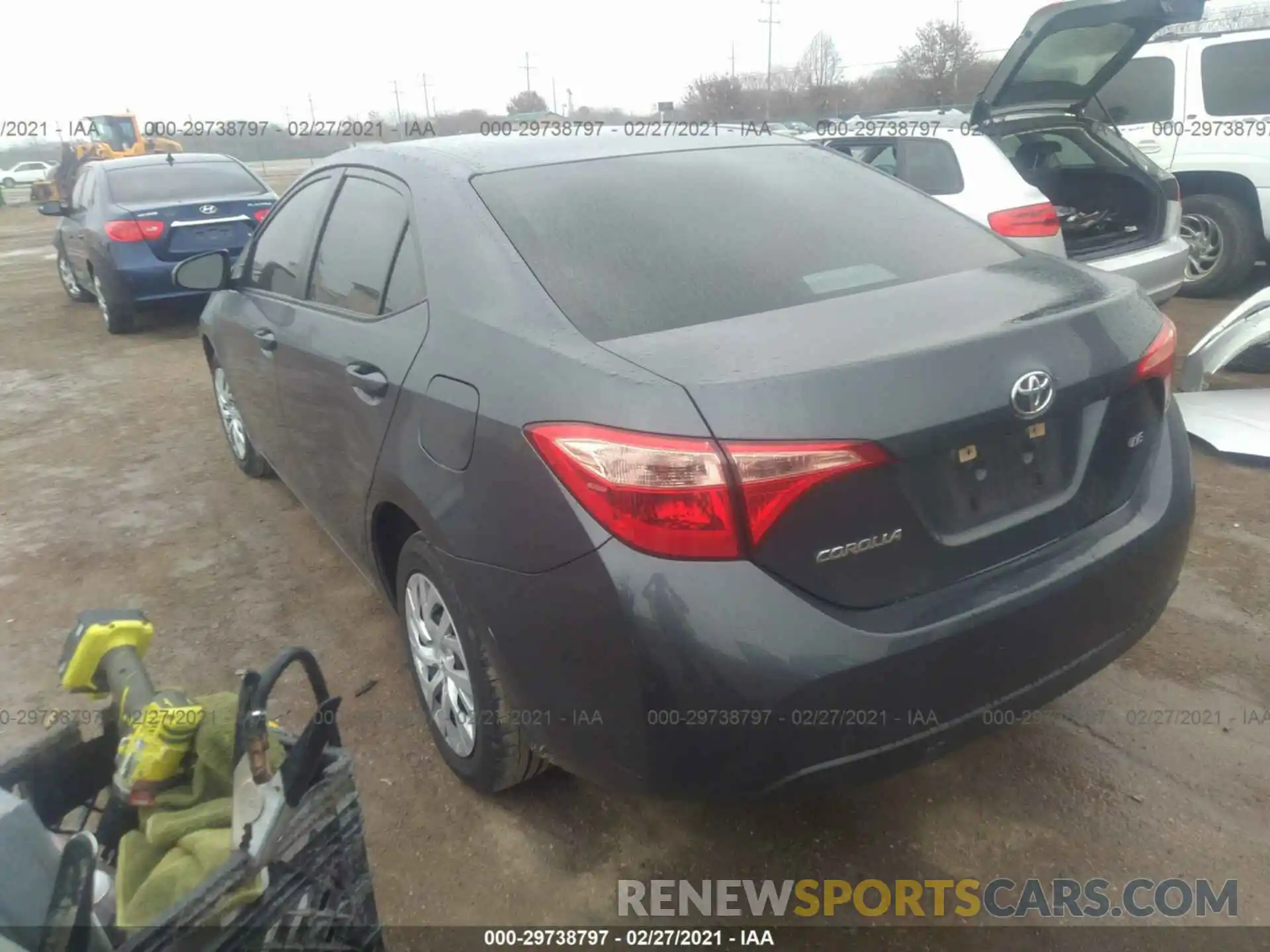 3 Photograph of a damaged car 5YFBURHE4KP861420 TOYOTA COROLLA 2019