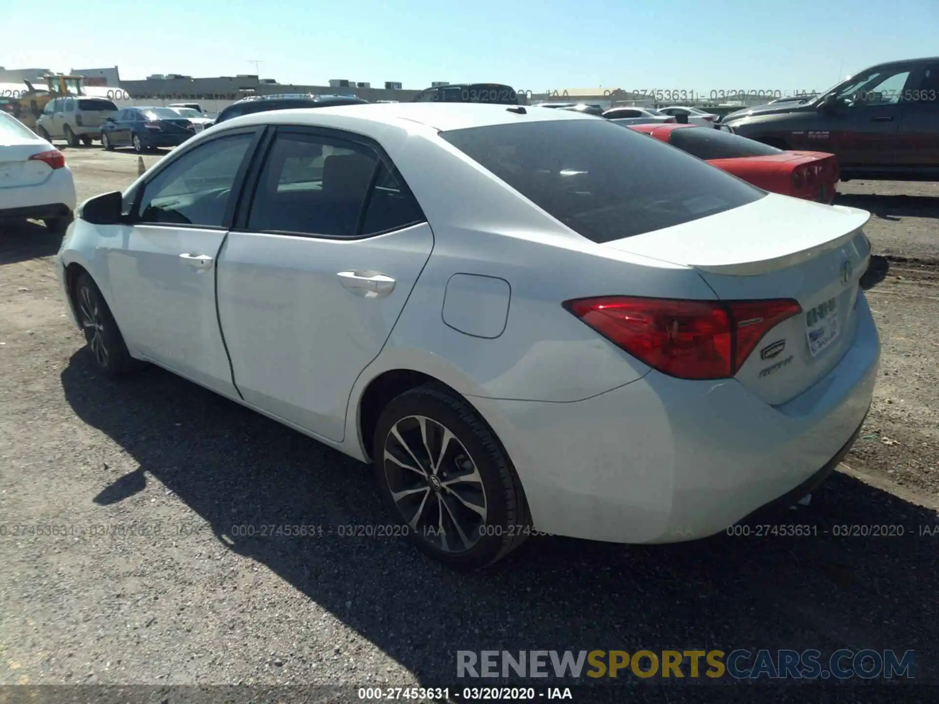 3 Photograph of a damaged car 5YFBURHE4KP861434 TOYOTA COROLLA 2019