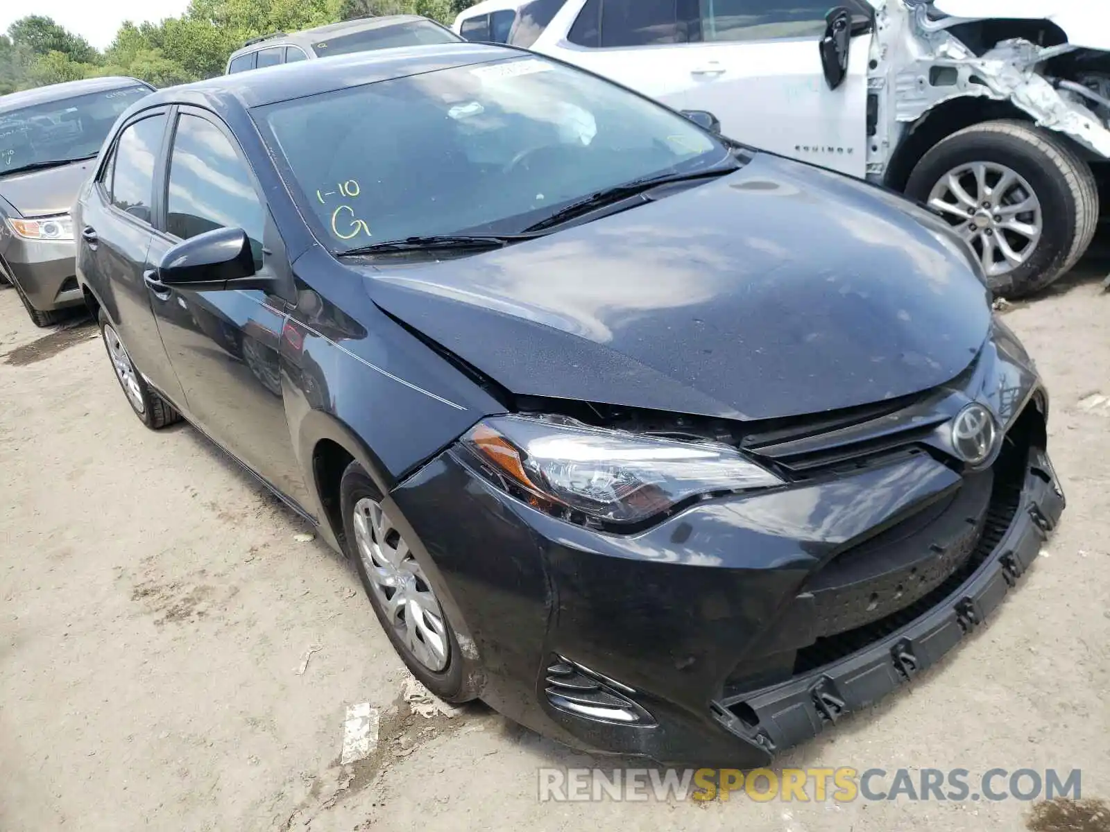 1 Photograph of a damaged car 5YFBURHE4KP861529 TOYOTA COROLLA 2019