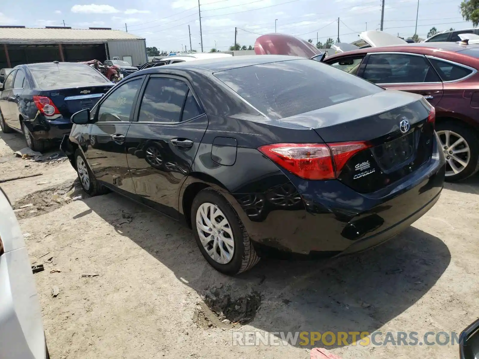 3 Photograph of a damaged car 5YFBURHE4KP861529 TOYOTA COROLLA 2019