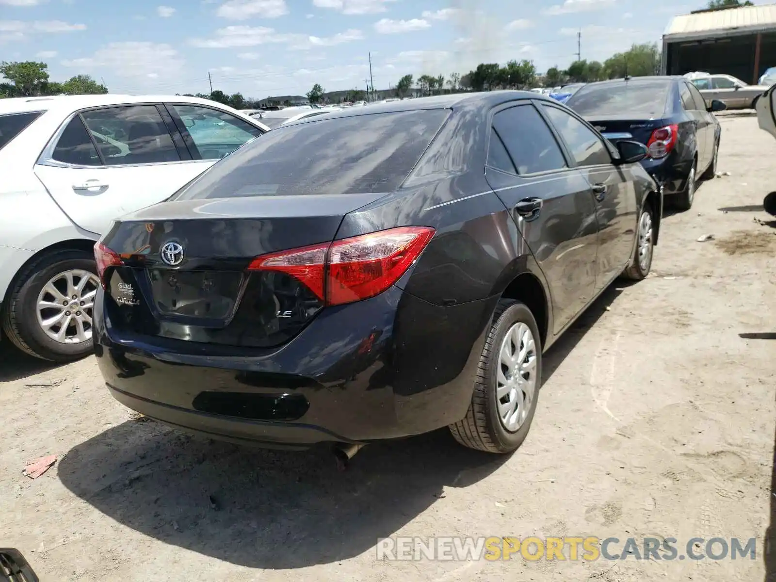 4 Photograph of a damaged car 5YFBURHE4KP861529 TOYOTA COROLLA 2019