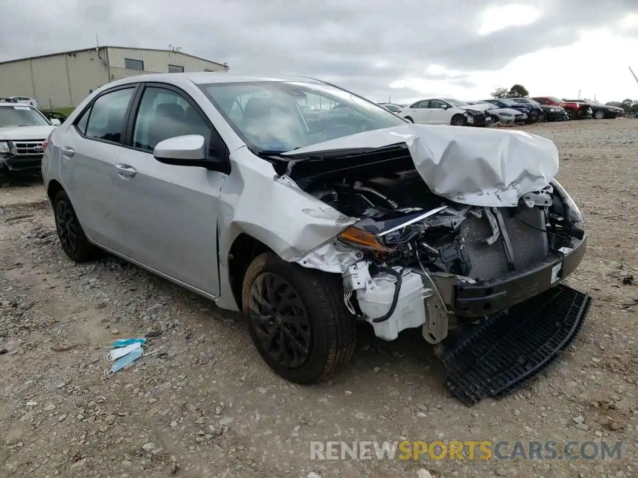 1 Photograph of a damaged car 5YFBURHE4KP861644 TOYOTA COROLLA 2019