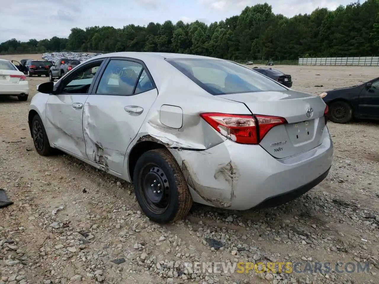 3 Photograph of a damaged car 5YFBURHE4KP861644 TOYOTA COROLLA 2019