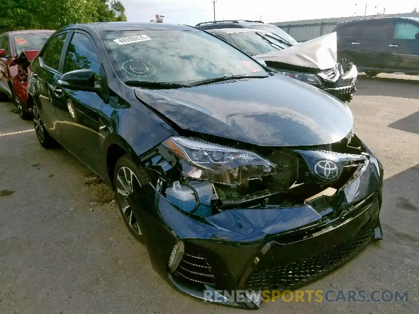 1 Photograph of a damaged car 5YFBURHE4KP861806 TOYOTA COROLLA 2019