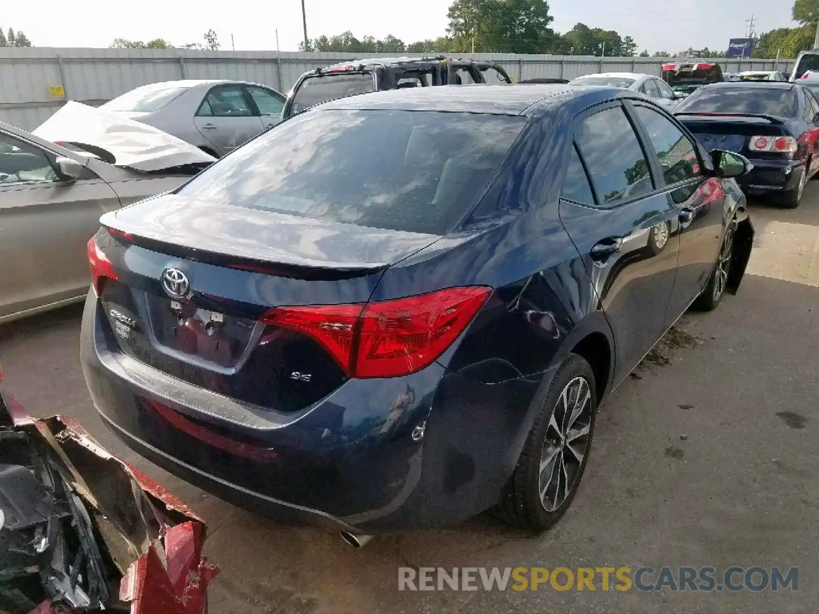 4 Photograph of a damaged car 5YFBURHE4KP861806 TOYOTA COROLLA 2019