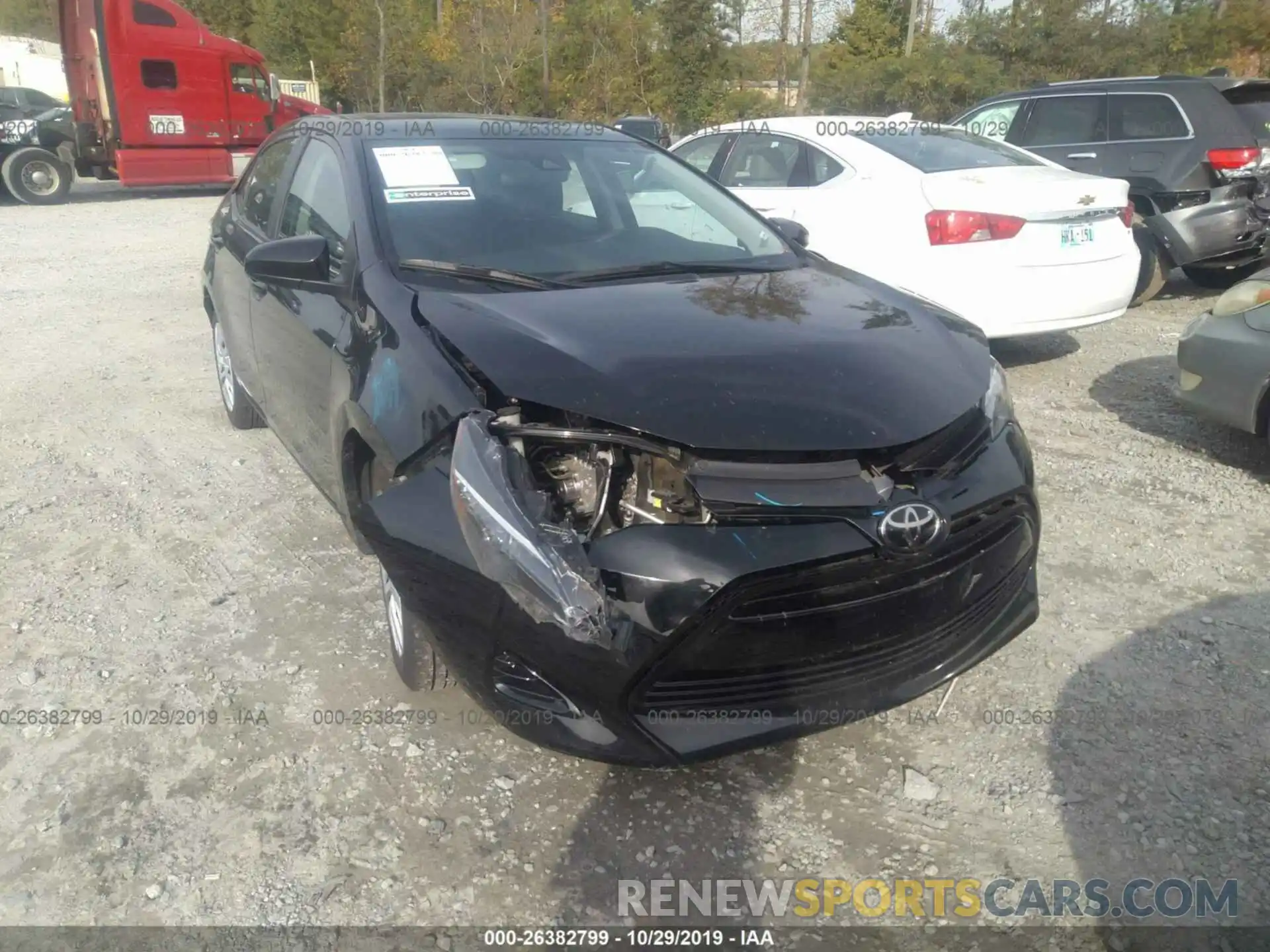 1 Photograph of a damaged car 5YFBURHE4KP862339 TOYOTA COROLLA 2019