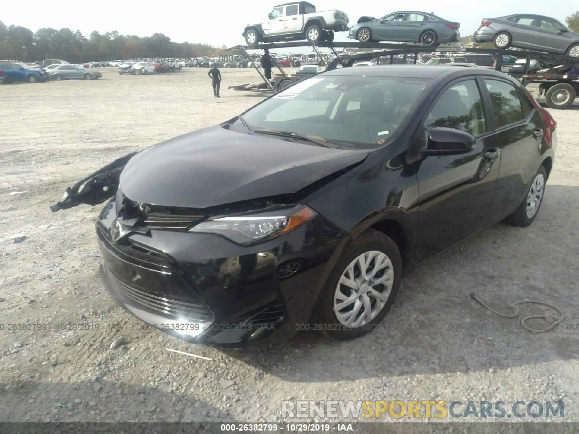 2 Photograph of a damaged car 5YFBURHE4KP862339 TOYOTA COROLLA 2019