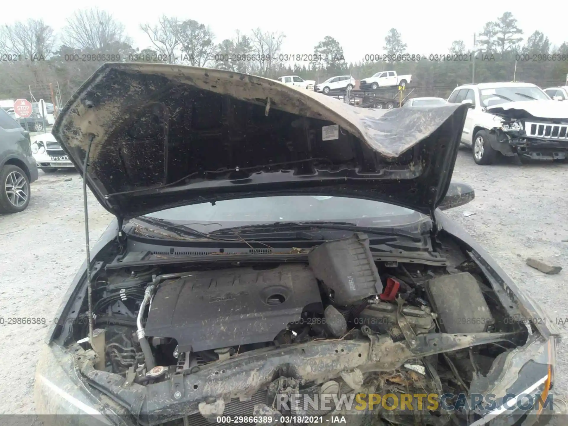 10 Photograph of a damaged car 5YFBURHE4KP862471 TOYOTA COROLLA 2019