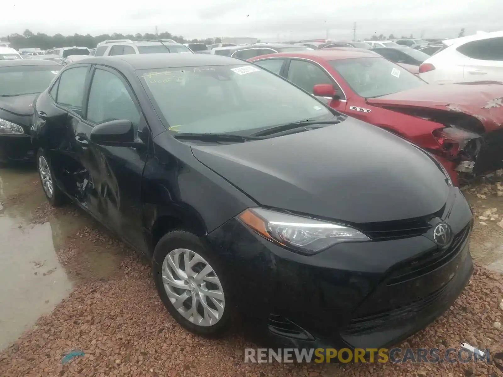 1 Photograph of a damaged car 5YFBURHE4KP862566 TOYOTA COROLLA 2019