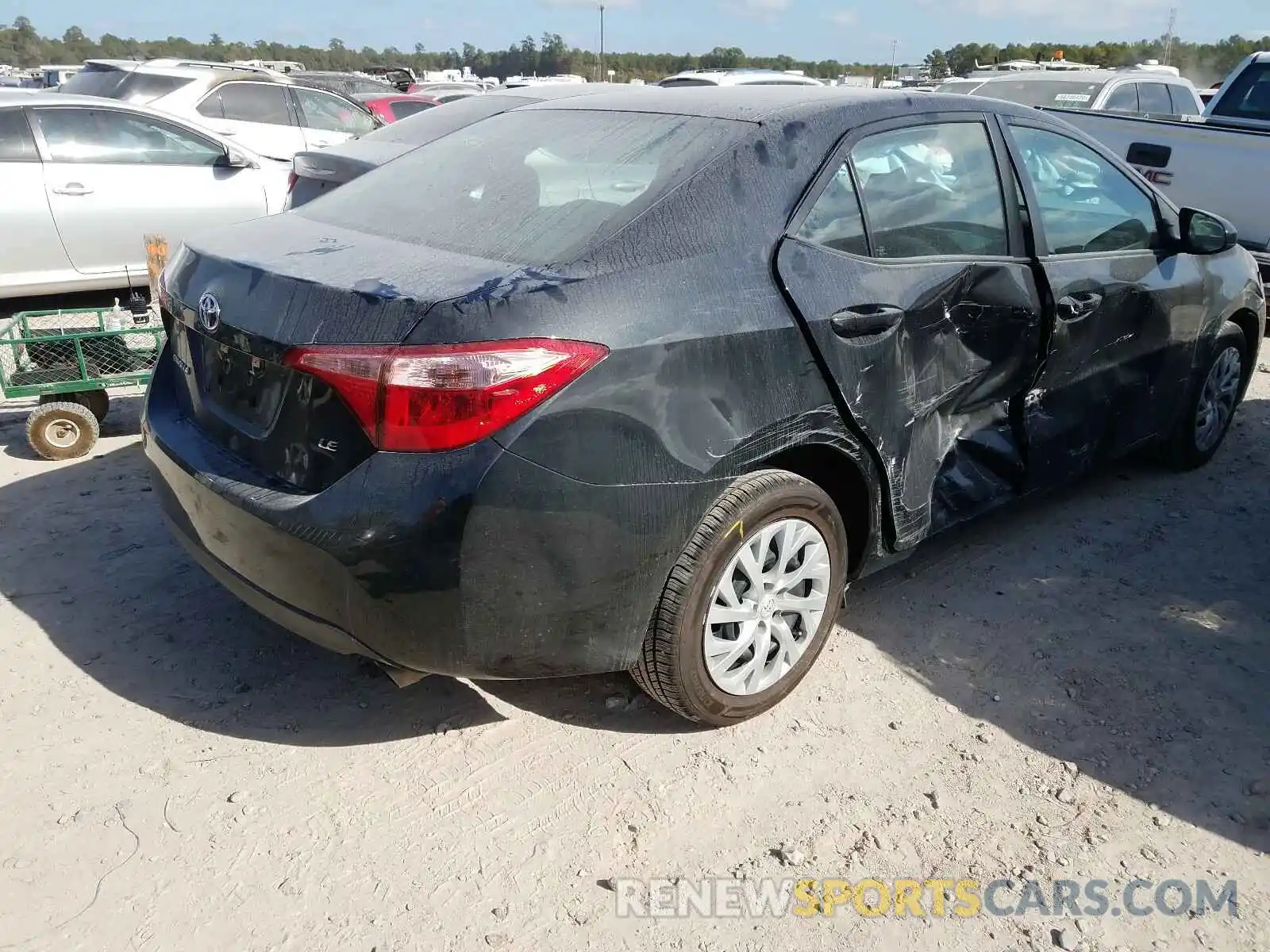 4 Photograph of a damaged car 5YFBURHE4KP862566 TOYOTA COROLLA 2019