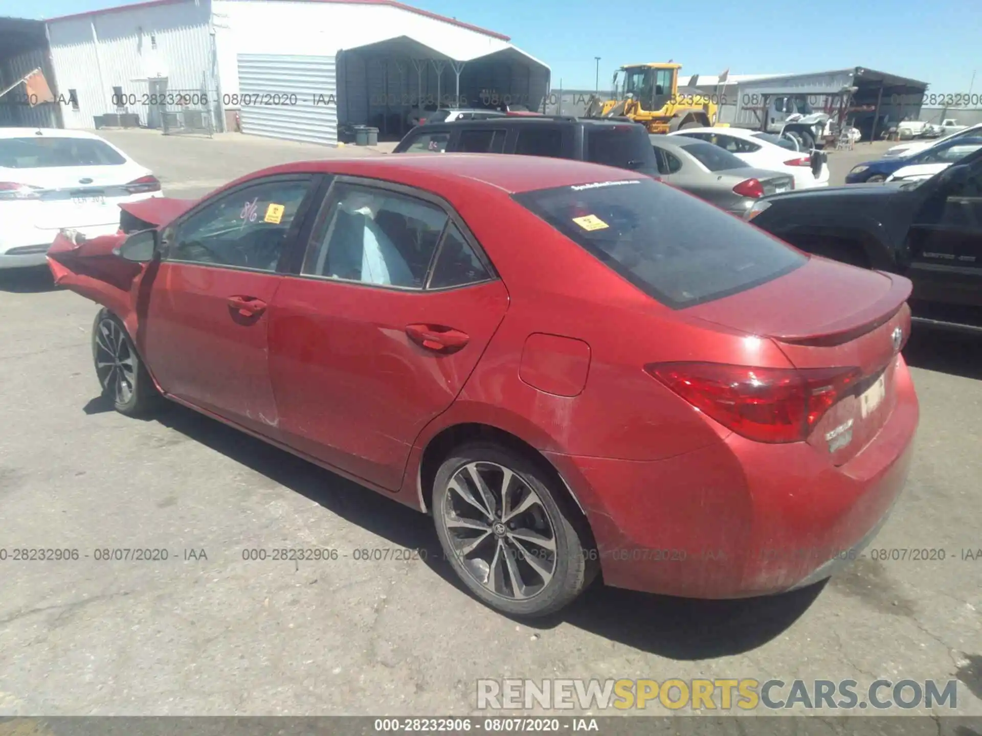 3 Photograph of a damaged car 5YFBURHE4KP862633 TOYOTA COROLLA 2019