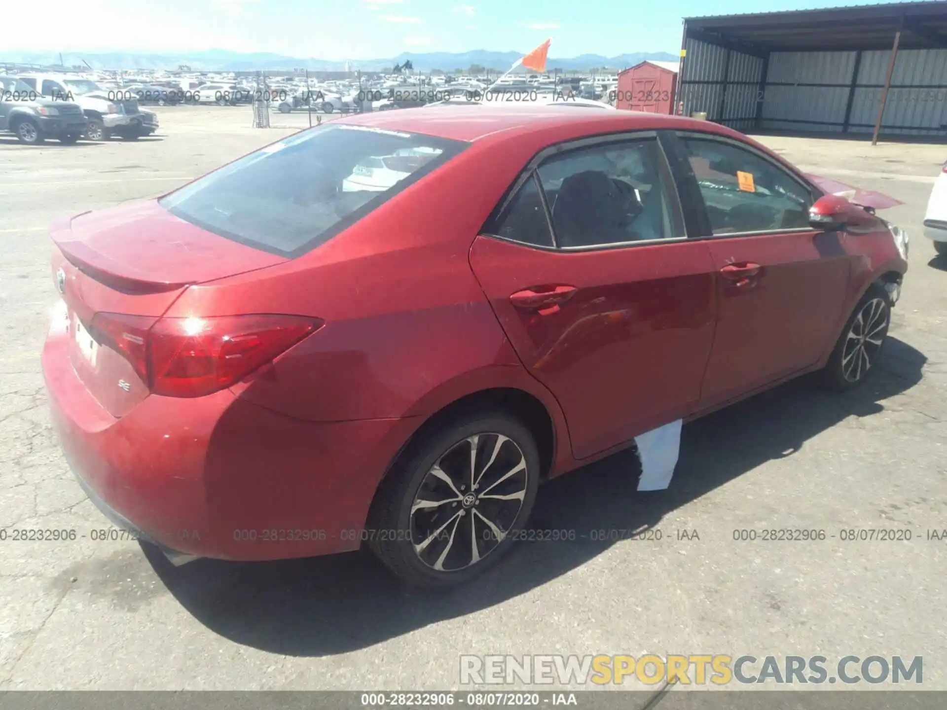 4 Photograph of a damaged car 5YFBURHE4KP862633 TOYOTA COROLLA 2019