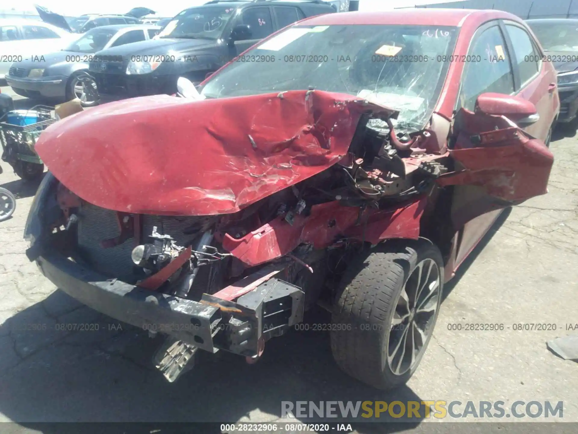 6 Photograph of a damaged car 5YFBURHE4KP862633 TOYOTA COROLLA 2019