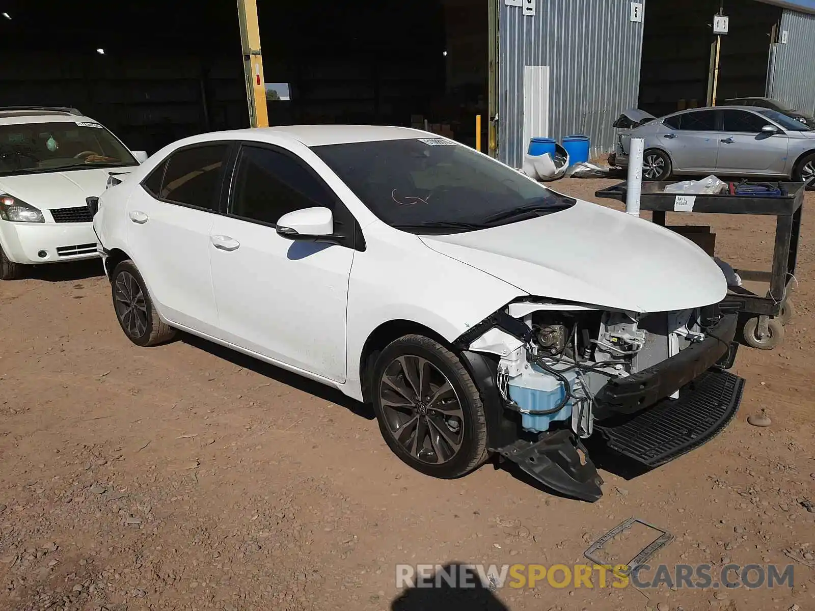 1 Photograph of a damaged car 5YFBURHE4KP863801 TOYOTA COROLLA 2019