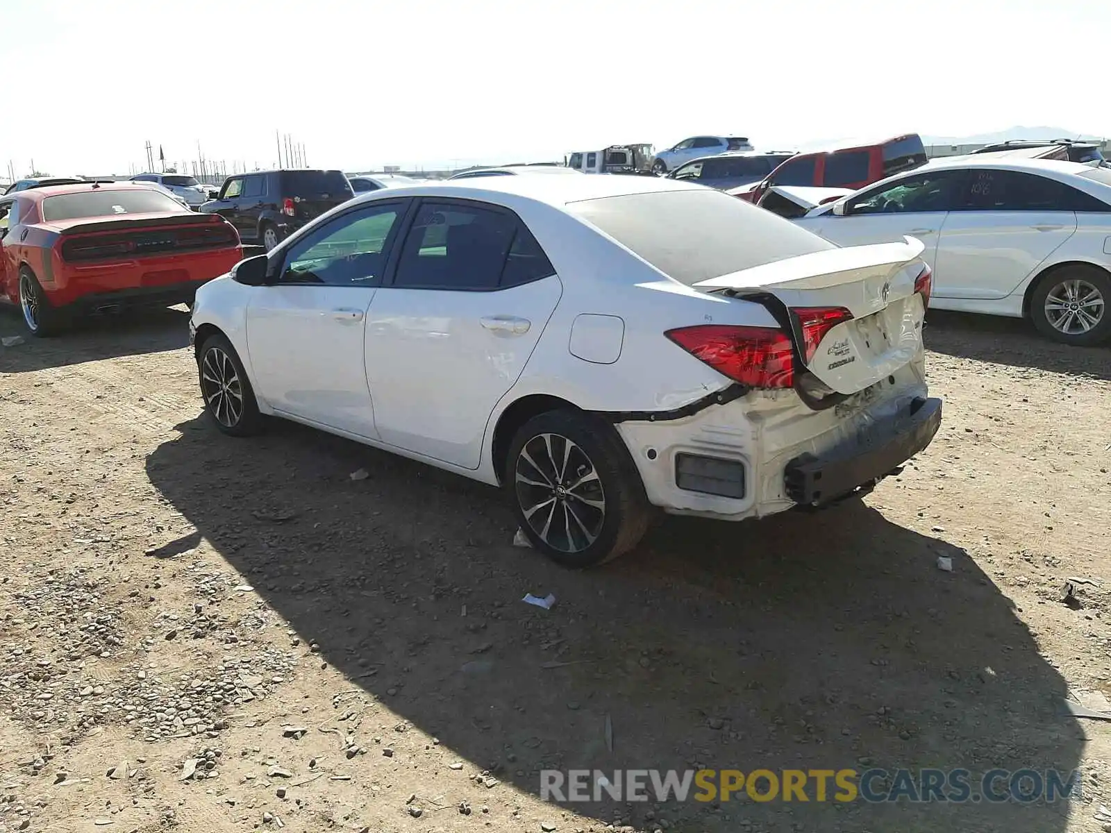 3 Photograph of a damaged car 5YFBURHE4KP863801 TOYOTA COROLLA 2019