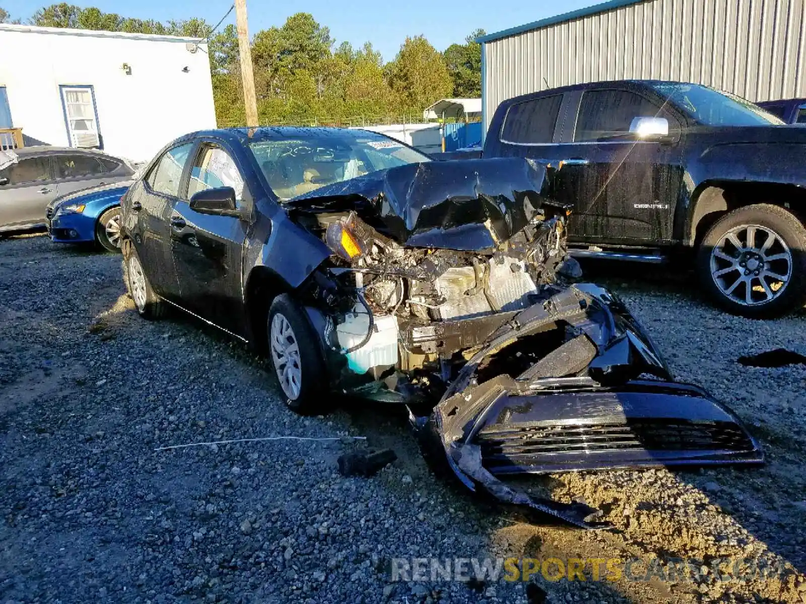 1 Photograph of a damaged car 5YFBURHE4KP864205 TOYOTA COROLLA 2019