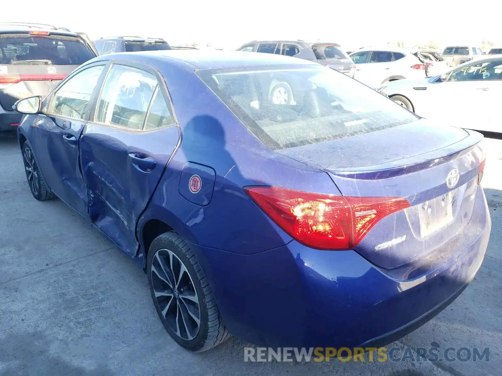 3 Photograph of a damaged car 5YFBURHE4KP864656 TOYOTA COROLLA 2019