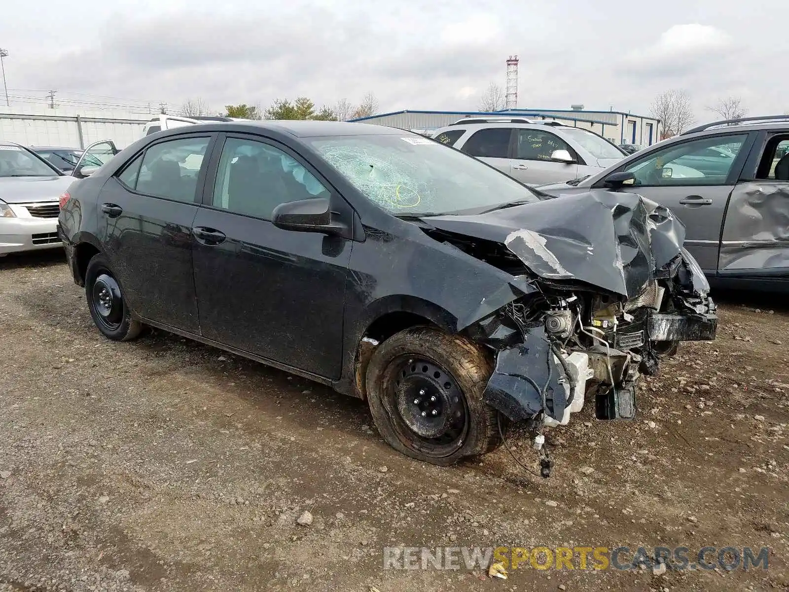 1 Photograph of a damaged car 5YFBURHE4KP864771 TOYOTA COROLLA 2019