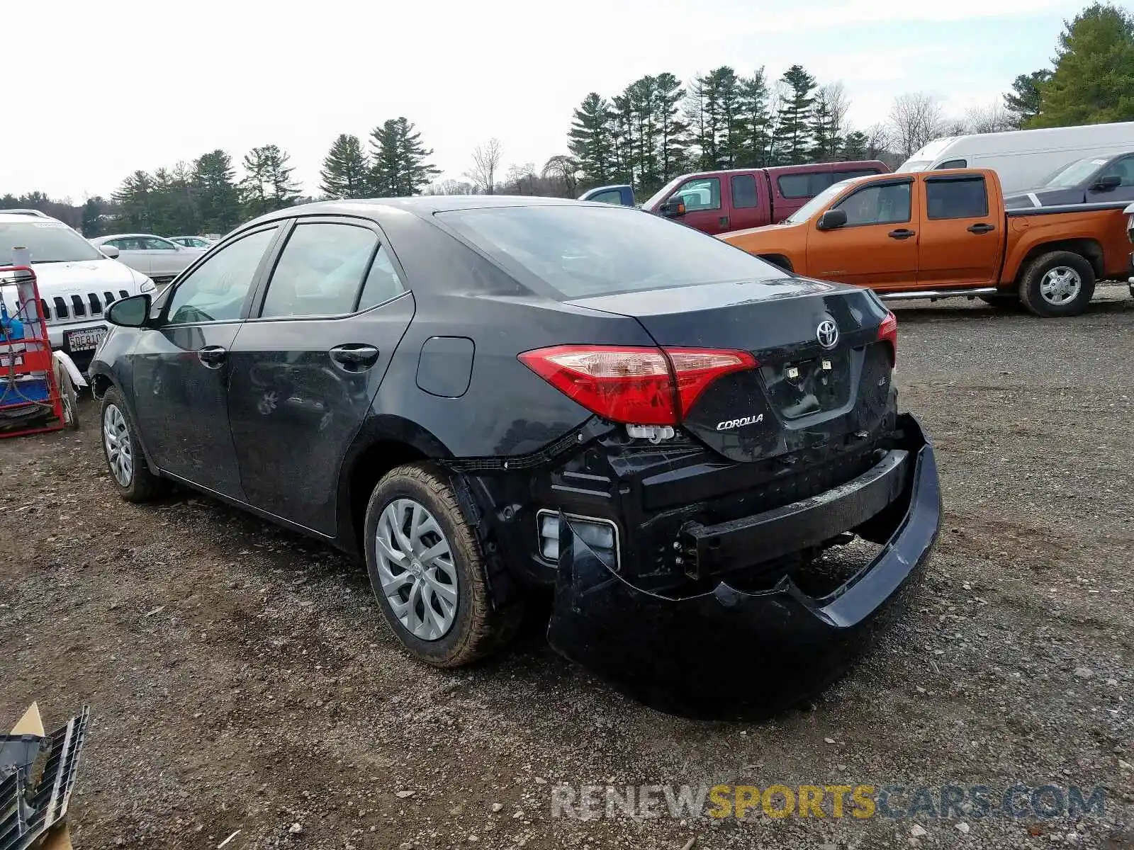 3 Photograph of a damaged car 5YFBURHE4KP864771 TOYOTA COROLLA 2019