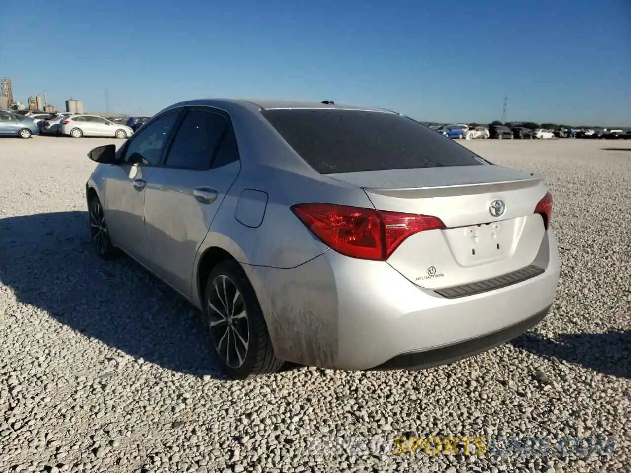 3 Photograph of a damaged car 5YFBURHE4KP864981 TOYOTA COROLLA 2019