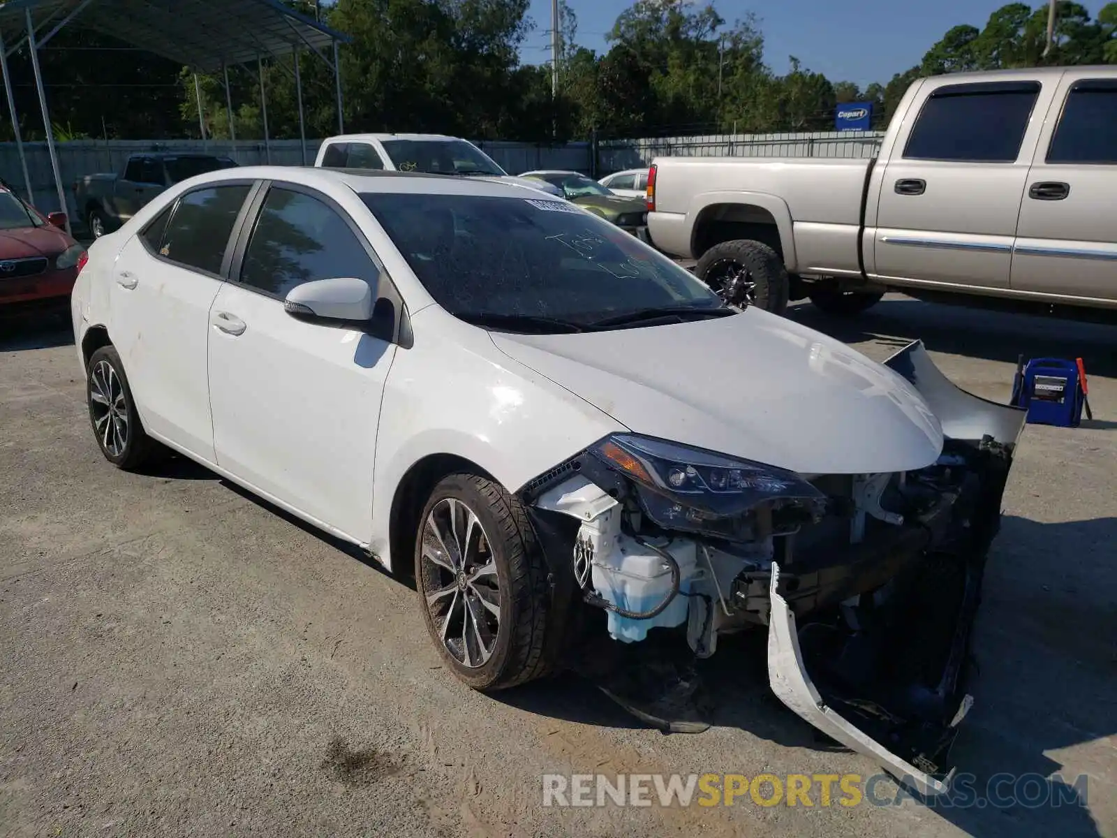 1 Photograph of a damaged car 5YFBURHE4KP865290 TOYOTA COROLLA 2019