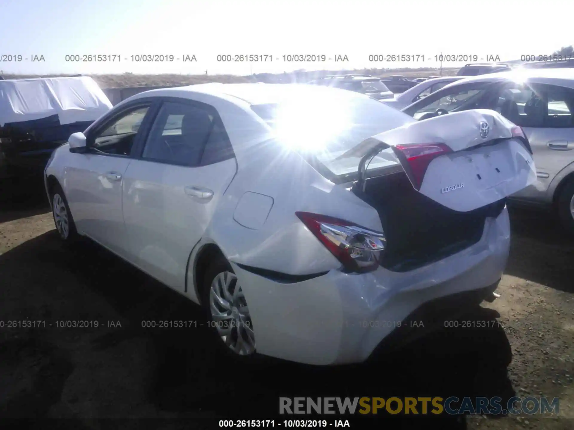 3 Photograph of a damaged car 5YFBURHE4KP865385 TOYOTA COROLLA 2019