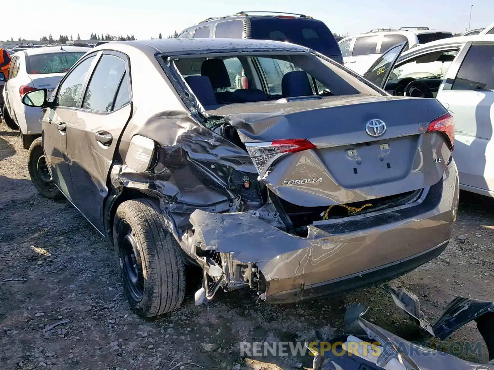 3 Photograph of a damaged car 5YFBURHE4KP865435 TOYOTA COROLLA 2019