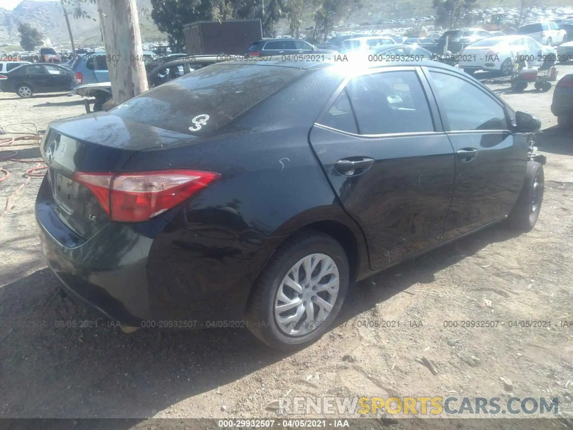 4 Photograph of a damaged car 5YFBURHE4KP865841 TOYOTA COROLLA 2019