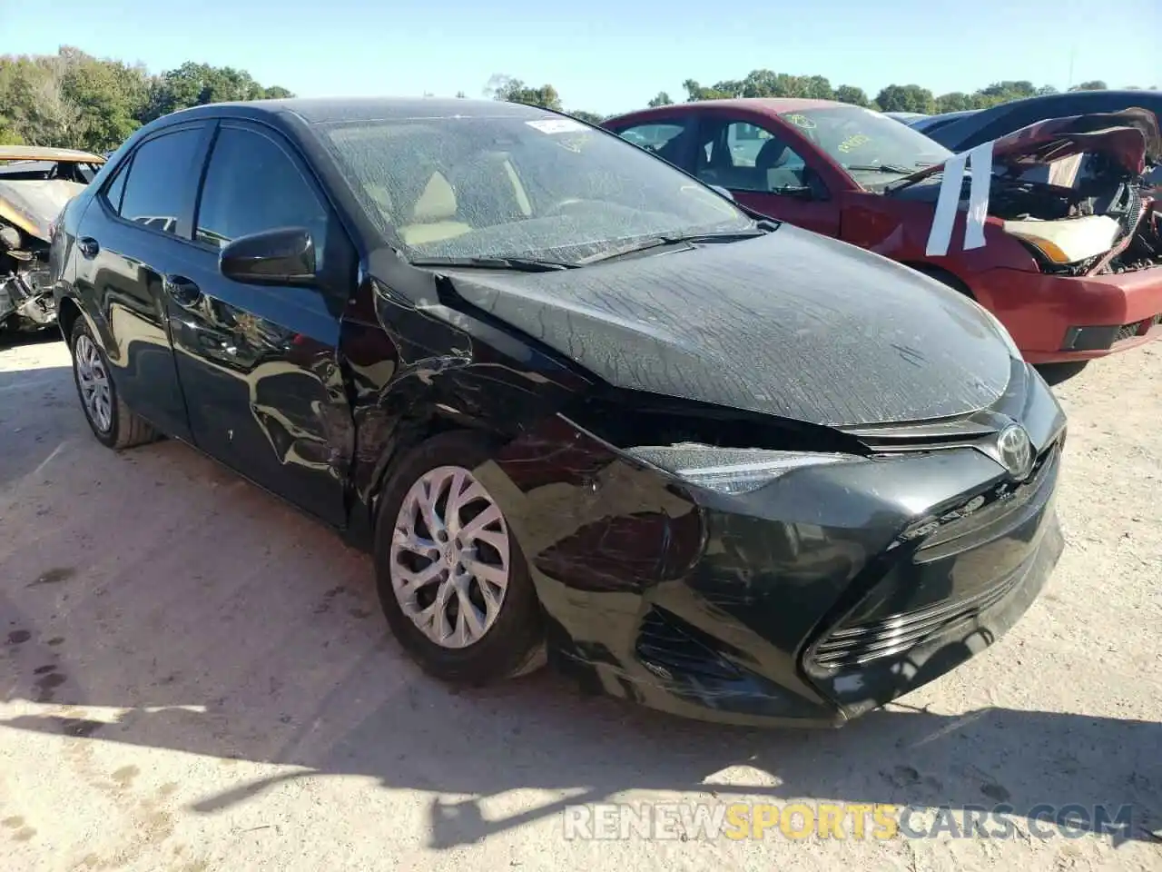 1 Photograph of a damaged car 5YFBURHE4KP866018 TOYOTA COROLLA 2019